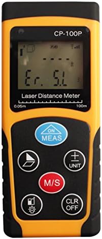 Laser Distance Measurer, FOLOTE 100m/382ft Handheld Digital Meter Measuring Tape Range Finder Tool with Mtr/in/ft and 1.6" Backlit Display - 10 Measurement Date Storage