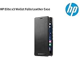 ◆HP Elite x3 Wallet Folio Leather Case カバー 【純正品】 Official Cover V8Z61AA [並行輸入品]