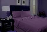 Divatex Microfiber Sheet Sets, Queen, Purple
