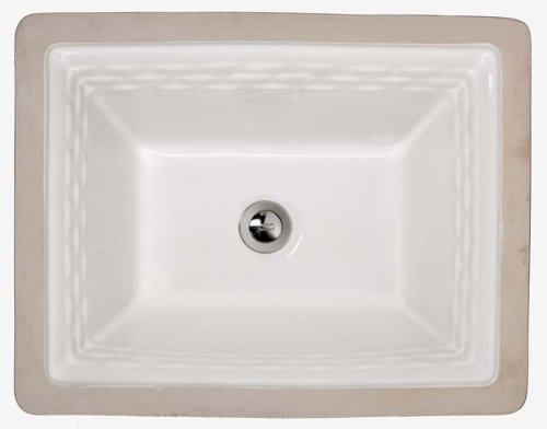 American Standard 0615.000.020 Rattan Vitreous China Undercounter Sink, White