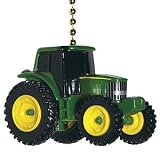 John Deere Tractor Ceiling Fan Pull Rolling Wheels