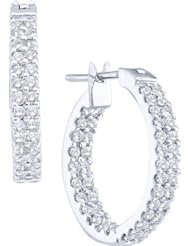 1.00CTW ROUND DIAMOND LADIES FASHION EARRINGS