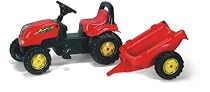 Rolly Kid Tractor with Roll Bar & Trailer