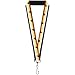 Buckle-Down Lanyard - Flag Bear Pride2 Black/Brown/Orange/Yellow/Tan/White/Gray/Black