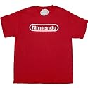 Red NINTENDO VERSION #4 LOGO T SHIRT Licensed