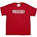 Red NINTENDO VERSION #4 LOGO T SHIRT Licensed