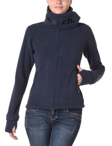 Bench Damen Fleecejacke mit Stehkragen FUNNEL NECK - E, total eclipse, XS, BLEA0021E_NY031