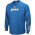 Detroit Lion T Shirt : Reebok Detroit Lion Youth Light Blue Optimus Long Sleeve T Shirt