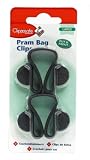from Clippasafe Ltd Clippasafe Large Pram Bag Clip (2-Pack) Model CL320