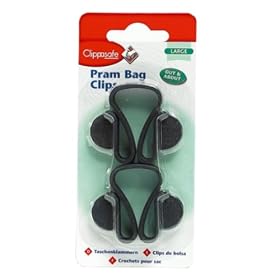 Clippasafe Pram Bag Clip (2-Pack)