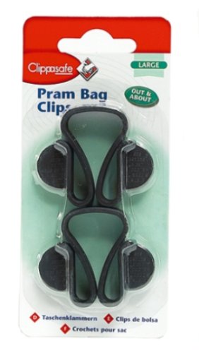 Buy Clippasafe Large Pram Bag Clips (2-Pack) online at Discounted New and Used prices. Delivered to your door with Childrens Toyshop.com