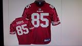 VERNON DAVIS JERSEY RED S.F. 49ers AUTHENTIC sz 48-52