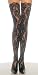 Search Our Specialty Mall : Rose Lace Stockings With Lace Top (Black-One Size)