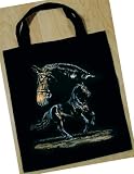 Warmblut Tasche - Christina Bötzel - Einkaufstasche Tragetasche Stoffbeutel Beutel Bag Pony Reitsport Pferde Pferd Reiten Geschenk Geburtstag T-Shirt