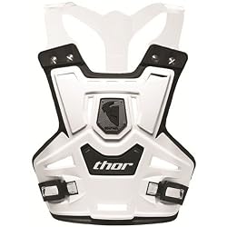 Thor MX Sentinel Pro Adult Roost Deflector Off-Road Motorcycle Body Armor - White