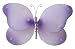 41dIT4xvJUL. SL75  13 Purple Sparkle Butterfly nylon hanging ceiling wall baby nursery room wedding decor decoration