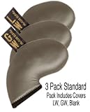 Buy New! Club Glove Gloveskin 3 pack Wedge Covers - Brushed Metallic