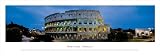 midwest attractions-Rome, Italy-Coliseum World Attraction 37.5 x 9 Unframed Panoramic Wall Decoration