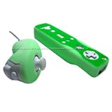 DB Wii Premium Silicone Sleeves for Remote and Nunchuk - 2 tone Light Green/Green