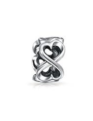 Jewelry: Bling Jewelry 925 Silver Infinity Heart Antiqued Bead Pandora Compatible Charm - Bling Jewelry