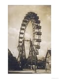 Big Wheel Built by British Engineer Walter Bassett and Opened in the Prater Vienna on 21 June 1897 Giclee Poster Print