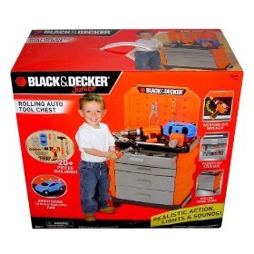 Black & Decker Rolling Tool Bench with Lights and Sounds and Bonus Pieces