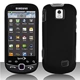 Samsung Intercept Moment 2 M910 Cell Phone Rubber Feel Black Protective Cas ....