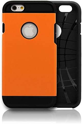 iPhone 6 Case, KEDSUM® Apple iPhone 6 4.7 Case Unity Series Dual Layer [Ultra Slim] Armored Hybrid Cover with Inner Soft Case and Hard Outter Shell for iPhone 6(Orange)