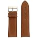 Extra Wide XL Watch Band Genuine Leather Calfskin Brown 30 millimeters Tech Swiss