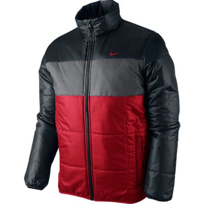 NIKE Herren Jacke Shale, black/sport red/anthracite, XXL, 419018 Preisvergleich