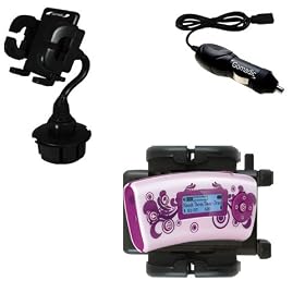 Nickelodean Spongebob Squarepants MP3 Player Auto Cup Holder with Car Charger - Uses Gomadic TipExchange