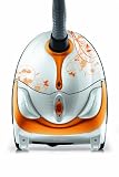 Dirt Devil - M7098-1 - Aspirateur avec Sac - Brosse Parquet Inclus - 2000 Watt - Blanc Hibiscus (Import Allemagne)