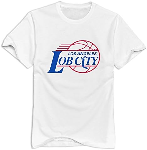White Enewno Los Angeles Clippers 100% Cotton T Shirt For Adult Size S