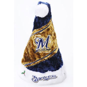 Milwaukee Brewers Santa Hat - Color Block Himo (Quantity of 1)