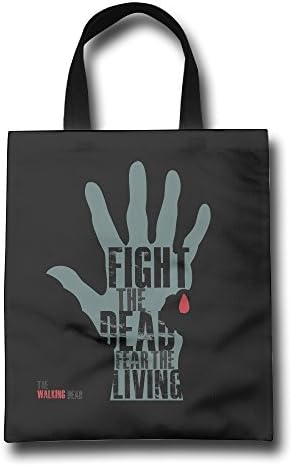 Serial Drama Tv The Walking Dead Fan Logo Polyester Shoulder Bag