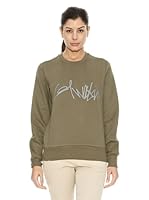 Columbia Sudadera Ponte Rial Crew Verde Militar L