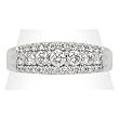 14K White Gold Diamond Band - 1.00 Ct.