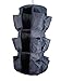 FHL Hanging Carousel Closet Shoe Organizer 3 Tier with 360° Swivel Hook for Easy Access (Dark Grey)