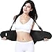 Lumbar Support Belt with Suspenders for Women - Black (Size S)