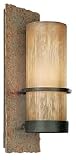 Bamboo Medium Outdoor Rustic Wall Sconce