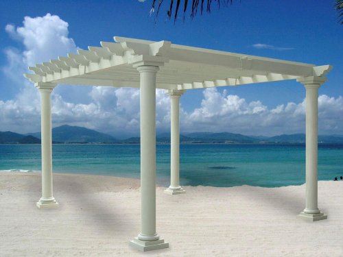 10 X 12 White Aluminum Pergola