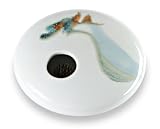 Georgetown Pottery Small Round Ikebana Flower Vase, Ivory Wave