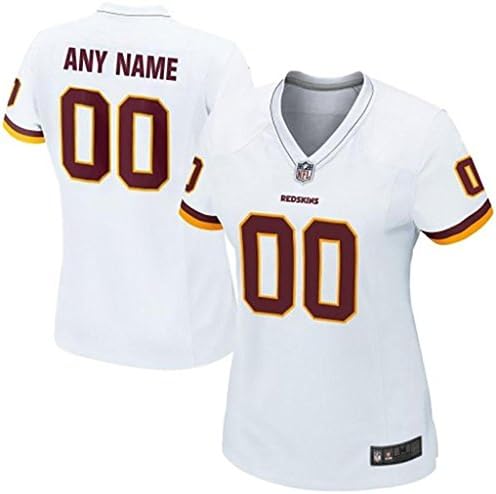Washington Redskins Customized Game Jersey-White Woman Size S
