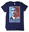 Cybertela Barack Obama 2012 Mens T-shirt President Democrat Tees