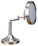 Vogue Collection Magnified Lighted Vanity Stand Mirror