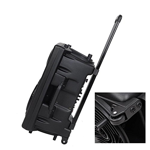 aw portable 1200w active pa speaker