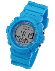 IDENTITY LONDON Womens CO93.28ID Color Digital Chunky Aqua Watch