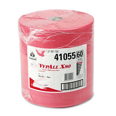 WYPALL X80 Wipers, HYDROKNIT Roll, 12 1/2 x 13 2/5, Red, 475/Roll, 1 R Preview