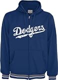 Los Angeles Dodgers Full-Zip Hooded Polyester Softshell Varsity Jacket