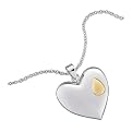 Sterling Silver Memorial Heart Pendant Necklace